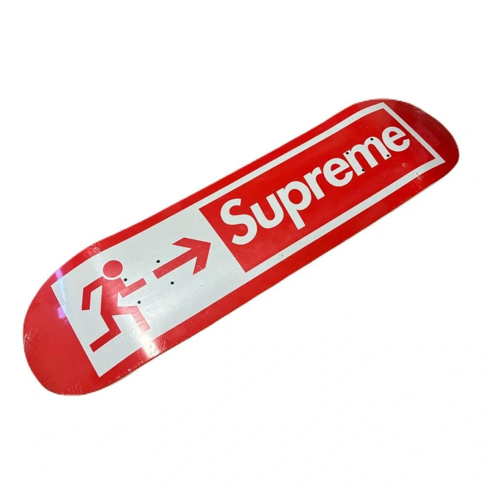 Supreme Red Exit Skateboard Deck - Picture 2 of 4
